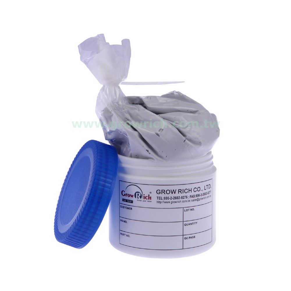 Thermally conductive silicone clay